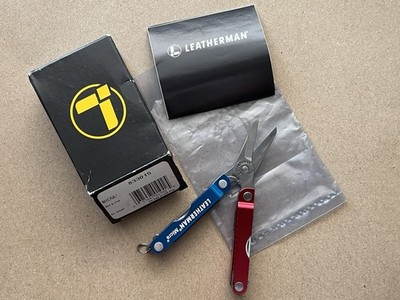 LEATHERMAN Micra - Red & Blue, Mint in Box, Rare.