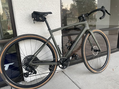 2024 Specialized Diverge Comp Carbon Bike 58cm Apex eTap AXS 12s Oak Grn Demo