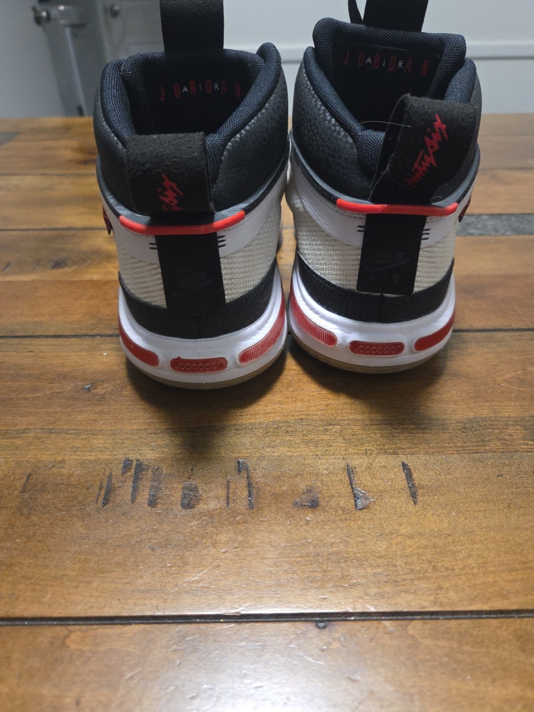 Air Jordan 36 Psychic Energy White Black Red Men's Size 10 CZ2650100 No Box image 3