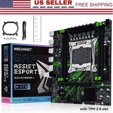 LGA 2011-v3 X99 PR9 Motherboard SATA3.0 USB 3.0 4 DDR4 TPM2.0 for Xeon E5 V3 V4