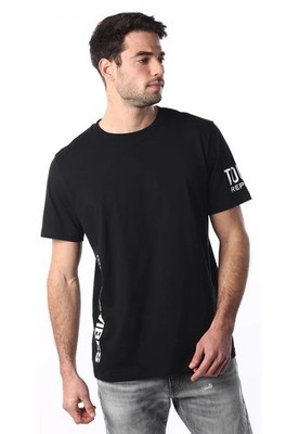 Replay Herren 1992 City Vibes Tour T-Shirt Tee in Schwarz Größe Medium