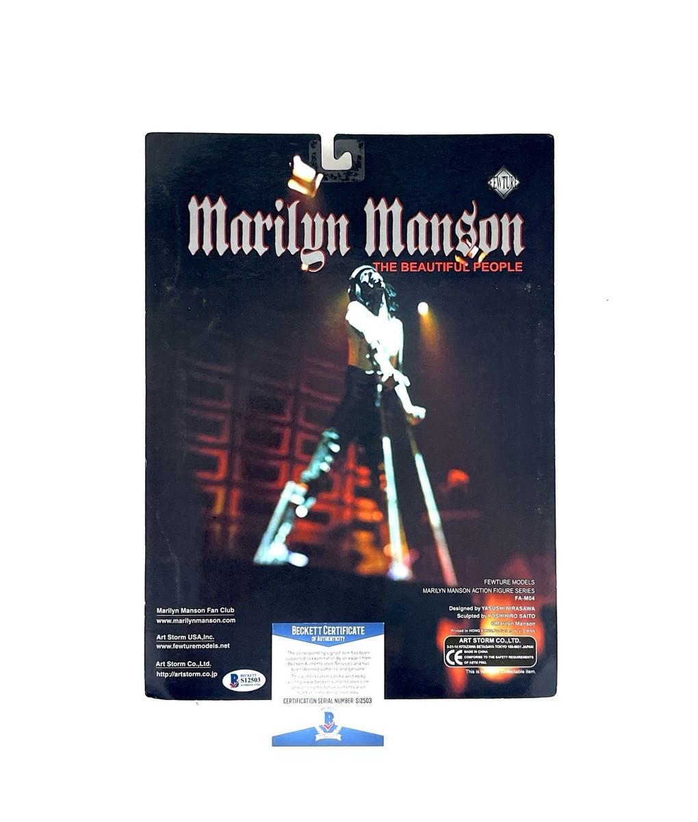 Marilyn Manson Autographed Signed Fewture Action Figure The