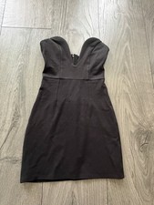 Hours Little Black Dress With Plunging Neckline