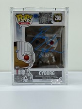 Ray Fisher Signed Cyborg Justice League #209 Funko Pop - Auto & Inscription JSA