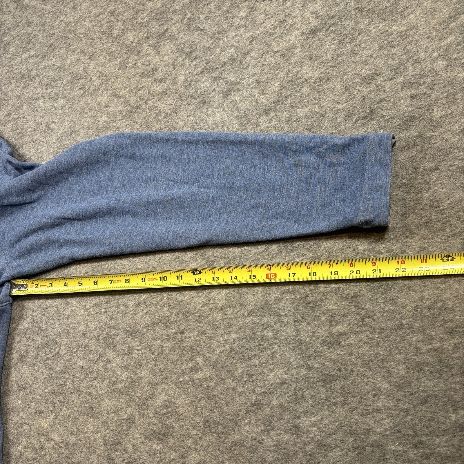 Zero Restriction 1/4 Zip Pullover Mens XL Light Blue Company Logo Mock Neck