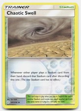 Cosmic Eclipse Chaotic Swell 187/236 NM Pokemon Reverse Holo Uncommon Tcg Card