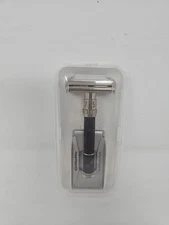 Gillette 1973 Super Adjustable Black Beauty 1-9  DE Safety Razor T-2 With Case