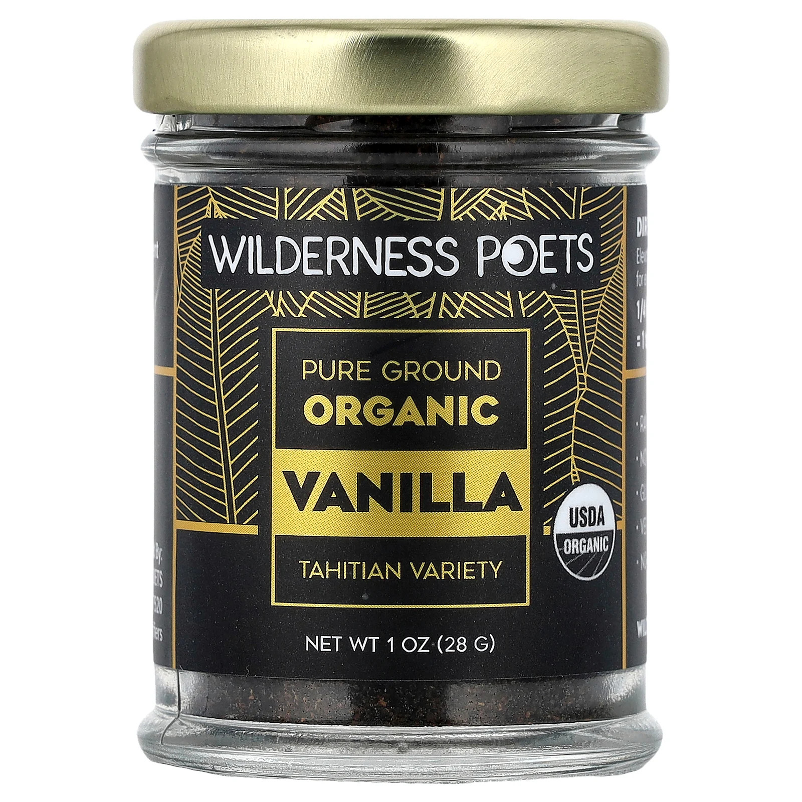 Чистая молотая органическая ваниль таитянский сорт 1 унция 28 г 6290₽
