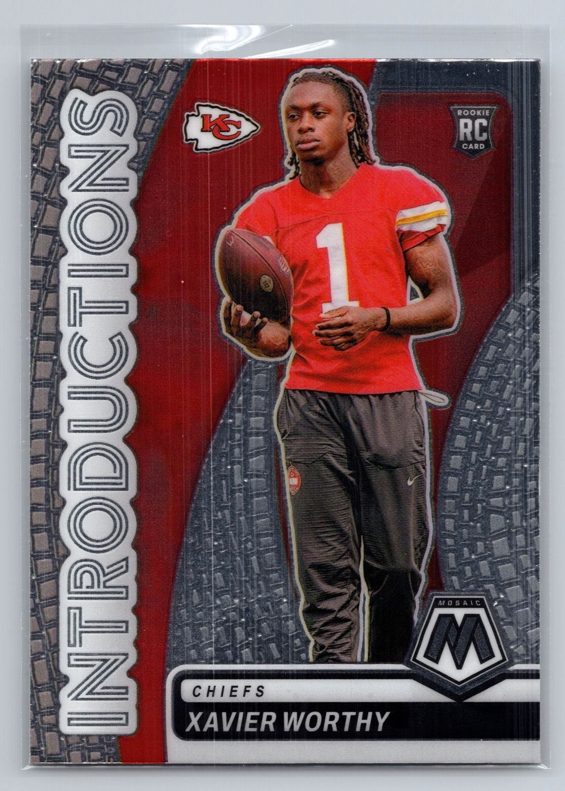 2024 Panini Mosaic #10 Xavier Worthy Introductions