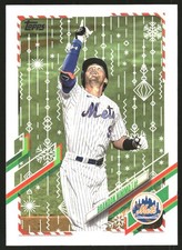 2021 Topps Walmart Holiday Baseball Card #HW52 Brandon Nimmo