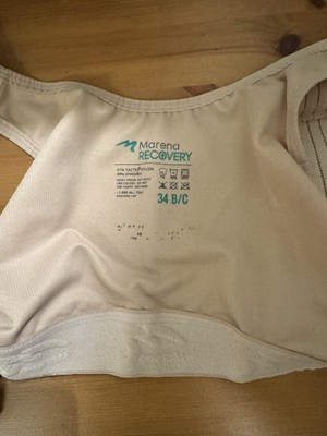 Marena Flexfit B15 Implant Stabilizer Bra - Post Surgical Compression Used 34B/C