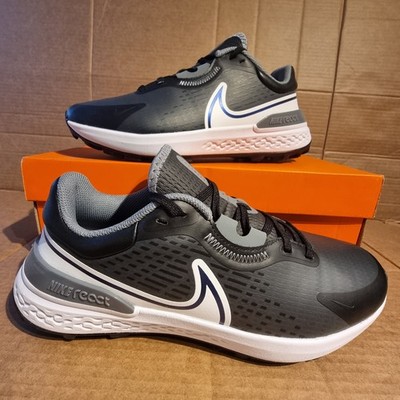 Nike React Infinity Pro 2 Herren Golfschuhe UK8 in Schwarz/Weiß, Neu mit Etikett - UVP 120£