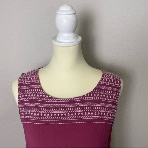 Ariat Too Busy Tunika Top in Rose 100 % Viskose bestickt Damengröße Medium - Bild 8 von 15
