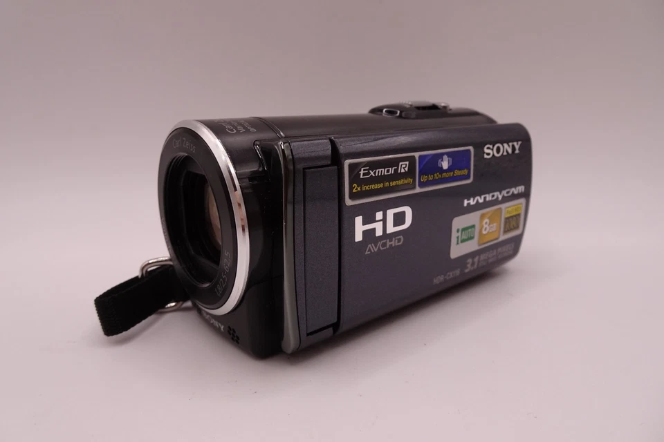 Sony Handycam HDR-CX116E Camcorder schwarz - Digital HD Camera, geprüft, Händler - Bild 2 von 4