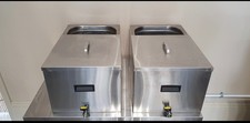 2 Stainless Steel Sous Vide Water Baths Insulated Tank With Drain Tap Catering