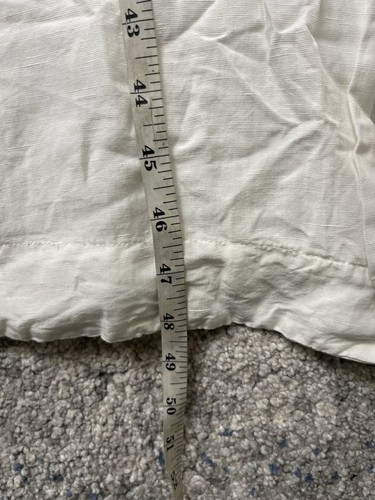 Madewell Women's White Maxi Dress V-Neck Short Sleeves Comfort Size L? - Picture 9 of 9