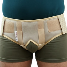 Double Inguinal Hernia Belt for Men & Women  Adjustable Pain Relief, Size S/M/L