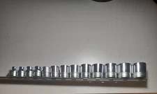 Snap-On USA [FS081-FS321] 13-Pc. 1/4"-1" 3/8"-Drive 6-Point Shallow Socket Set