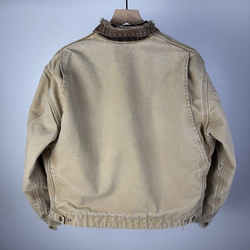 Vintage Carhartt J97 CML Detroit Jacket Blanket Lined Distressed Size BOXY LARGE by Carhartt, Size L, $274.95 - Photo 5