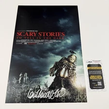 GUILLERMO DEL TORO SIGNED SCARY STORIES TO TELL IN THE DARK 12x18 PHOTO JSA COA