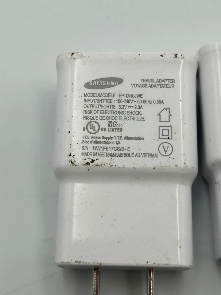 Samsung - Power Adaptor- (EP-TA10JWE) (2 Pack) - Image 2 of 4