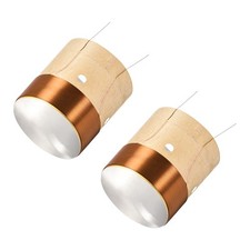 2PACK 35.5mm 1.5" Woofer Voice Coil 2 Layers Round Copper Wire Bass Speaker