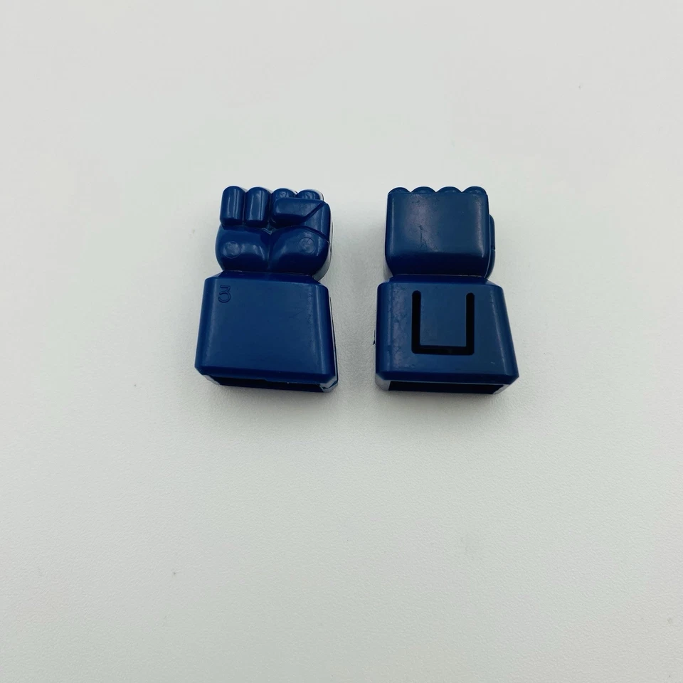1984 G1 Transformers Starscream Right & Left Fists Hands Blue Vintage Parts - VG - Image 3 of 4