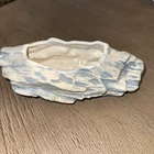 Vintage McCoy Log Planter- Blue - Great for Succulents!