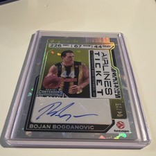 Panini Bojan Bogdanovic Fenerbahce Airlines Ticket AT-BOG Auto /25