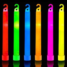 32 PCS Ultra Bright 6 Inch Glow Sticks - Emergency Chem 32 Color