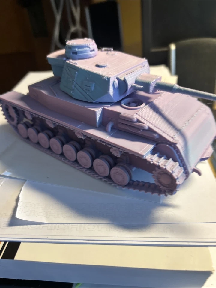 Panzer IV. 1:35” Scale German WW2 Tank-3D Printed And Accurate. 2 Style Turrets. - Image 2 of 4