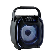   Portable Mini Bluetooth Speaker TWS, USB/TF/FM Radio, Flashing Party Lights  