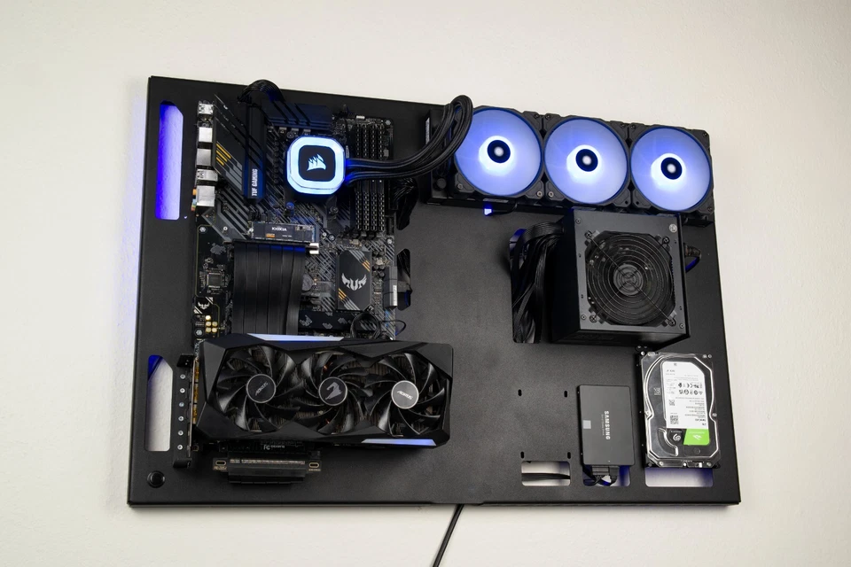 ABKCase Wall Computer Case, Computer Wall Mount,Premium Wall-Mountable Computer - Image 3 of 4