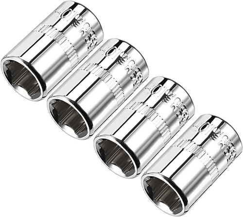 4 Pcs 1/4-Inch Drive 10Mm 6-Point Shallow Socket, Metric, Cr-V - Picture 9 of 12