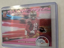 2020 Panini Donruss Elite Deebo Samuel Full Throttle PINK FOIL SP 49ers #16 