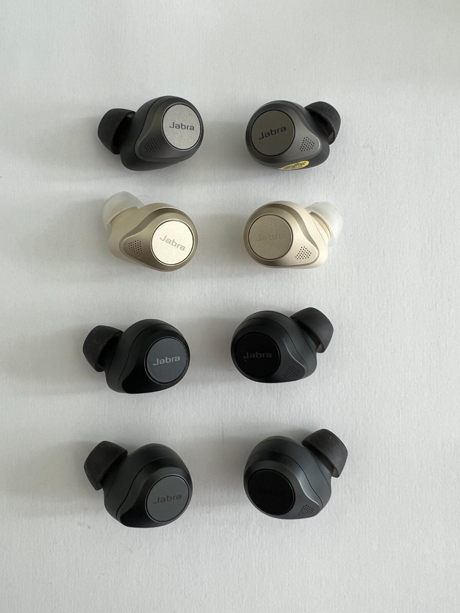 Jabra Elite 85t Replacement Earbud Replacement Black Titanium Grey White  L&R Set