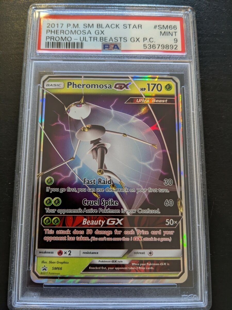 Pokemon Pheromosa GX SM66 Ultra Beast Card Holo Promo New