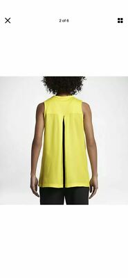 Nike Tank Top Women's Electro Lime Yellow Style 829757-358 size