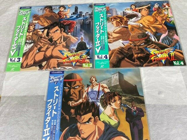 Street Fighter II V Vol.1 Laser Disc Episode 1-3