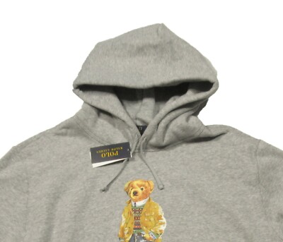 Polo Ralph Lauren Big & Tall Men's Grey Heather Polo Bear Fleece