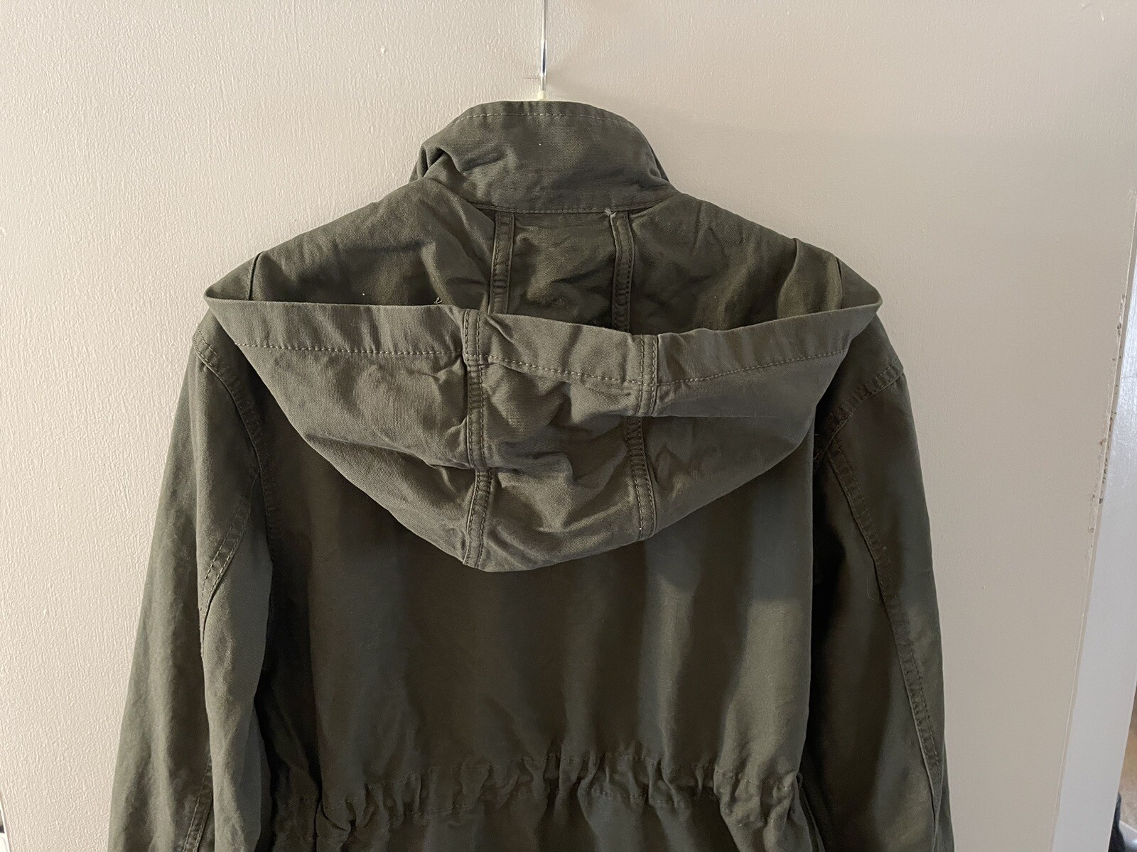 UNIVERSAL THREAD GREEN HOODED JACKET ZIP/SNAP CLO… - image 9
