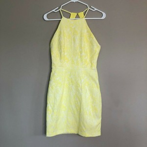 light yellow floral dress