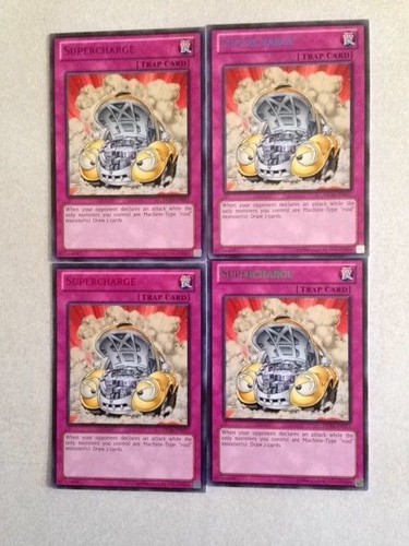 YuGiOh Supercharge DL16-EN017 4-Card Set Red/Blue/Green/Purple Duelist ...