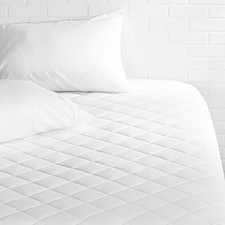Amazonbasics Hypoallergenic Quilted Mattress Topper 18 Deep King For Sale Online Ebay