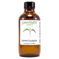 4 fl oz Lemon Eucalyptus Essential Oil (100% Pure & Natural) - GreenHealth