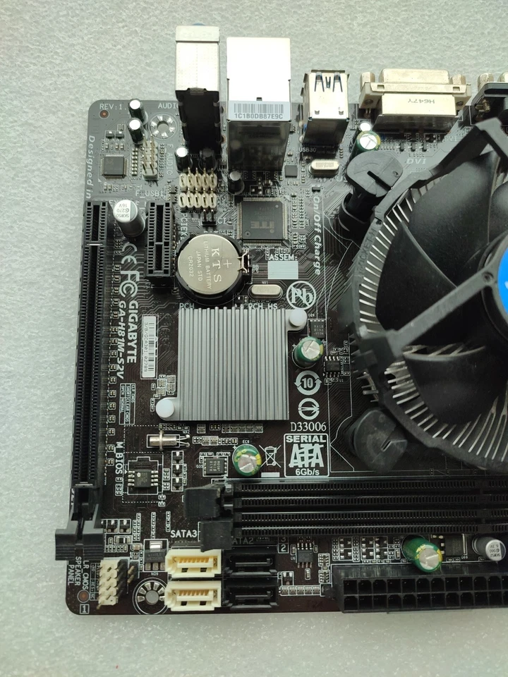 PLACA BASE 1150 Gigabyte GA-H81M-S2V con I3-4160 a 3,6Ghz y 8GB RAM DDR3 - Imagen 2 de 4