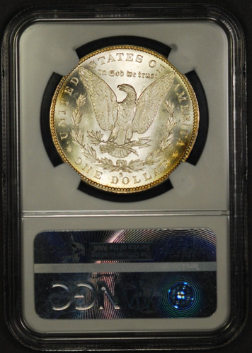 1880 S Morgan Dollar NGC MS64 Toned - Picture 3 of 4