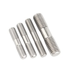 M5 M6 M8 Double End Threaded Rod Bar Bolt Stud Connectors A2 304 Stainless Steel