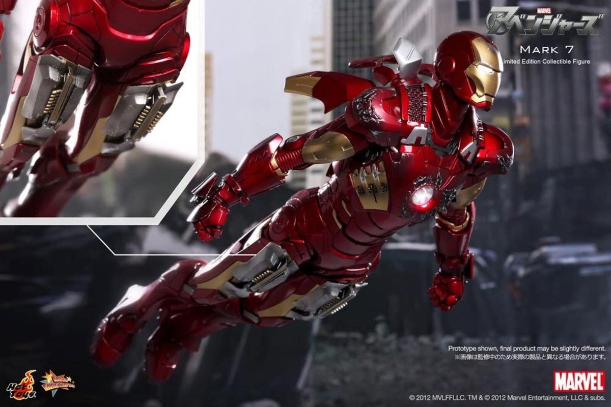 Avengers Iron Man Mark VII MK7 Hot Toys MMS185 The Action Figure 1