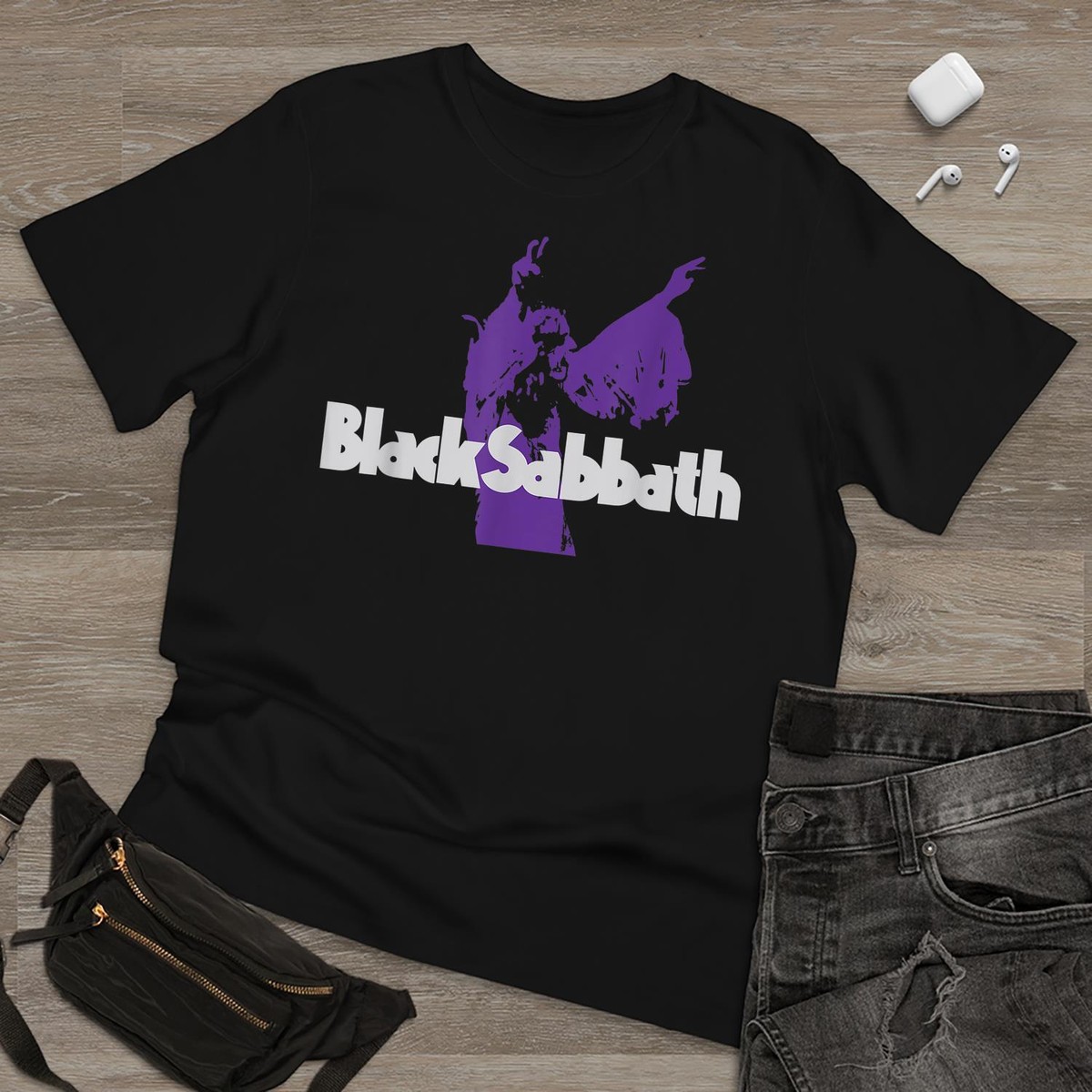 Black Sabbath Official Purple Ozzy Vintage T Shirt Men Women